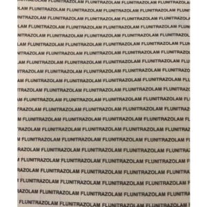 Alternative view of Flunitrazolam Blotters – 0.25mg