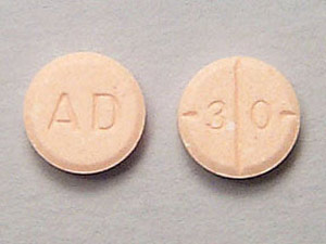 Alternative view of Adderall 30mg