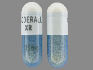Alternative view of Adderall XR 15mg