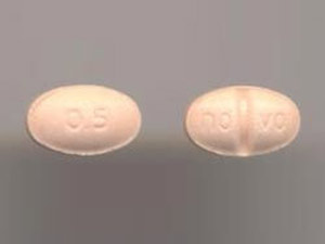 Alternative view of Alprazolam 0.5mg