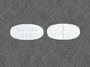 Alternative view of Hydrocodone 2.5/500mg