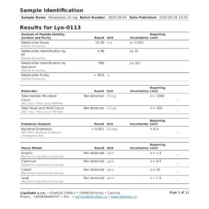 Alternative view of Retatrutide 10mg