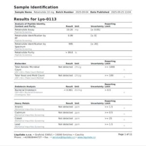Alternative view of Retatrutide 20mg